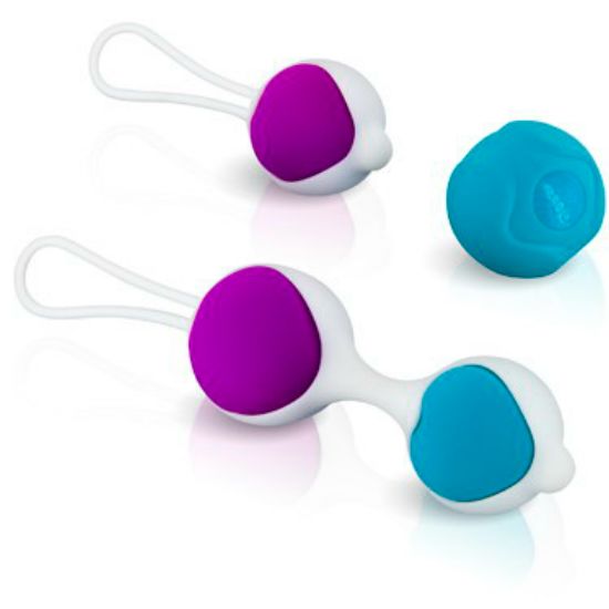 Palline sfere di Kegel per esercizi kegel in silicone morbido intercambiabili e sommergibili per orgasmi intensi pretty love flirtation