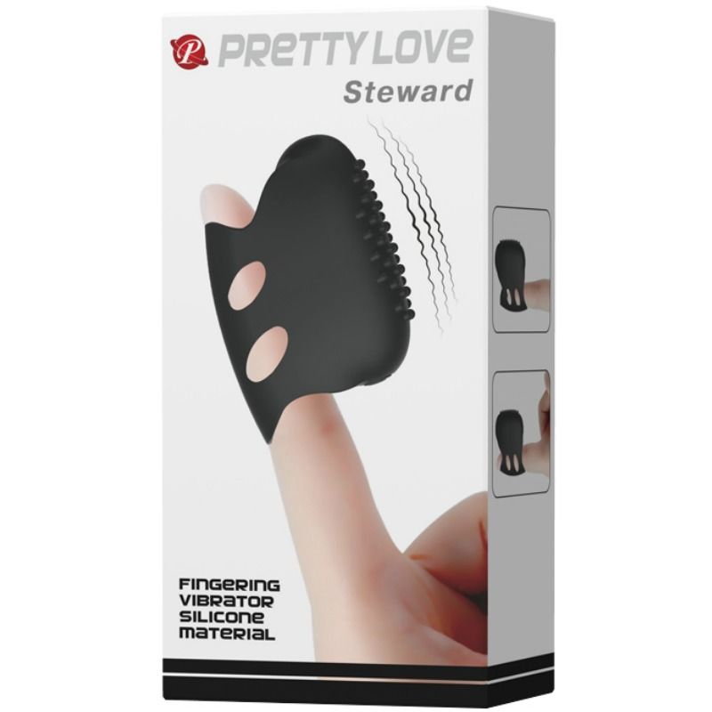 Pretty Love - Dé à coudre vibrant Flirt Black Steward