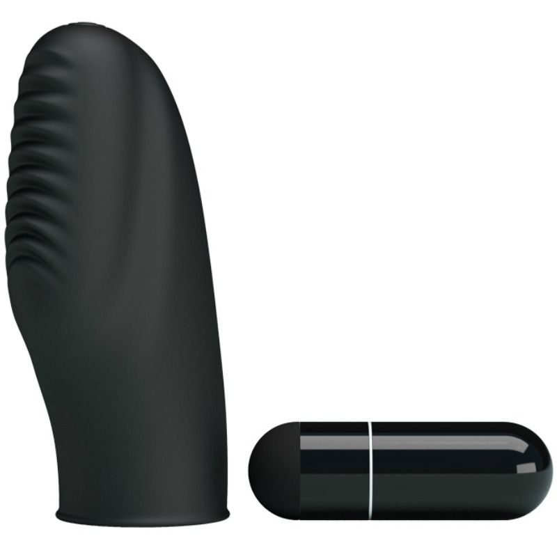 Pretty Love - Flirtazione Ditale Vibrazione Nero Stanford