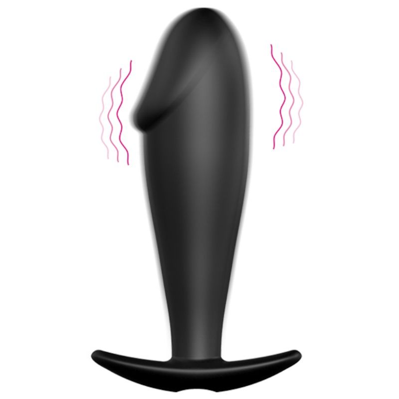 Pretty Love - Plug Anale In Silicone Forma Del Pene E 12 Modalit Di Vibrazione Nero
