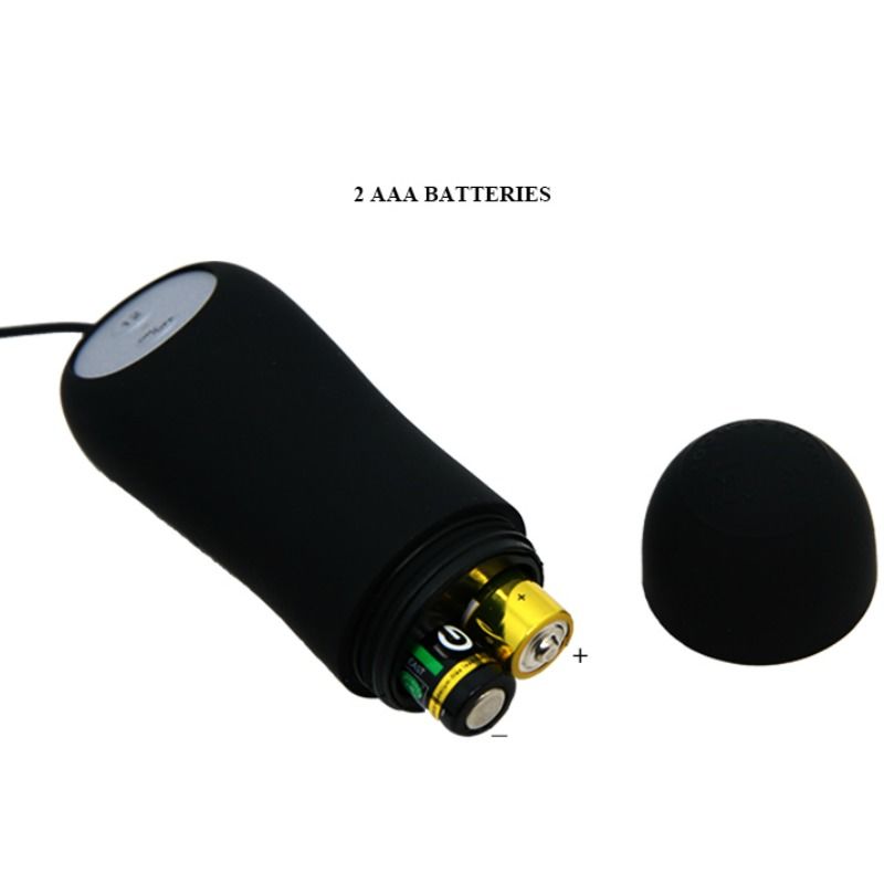 Pretty Love - Silicone Anchoring Anal Plug 12 Vibration Modes Black