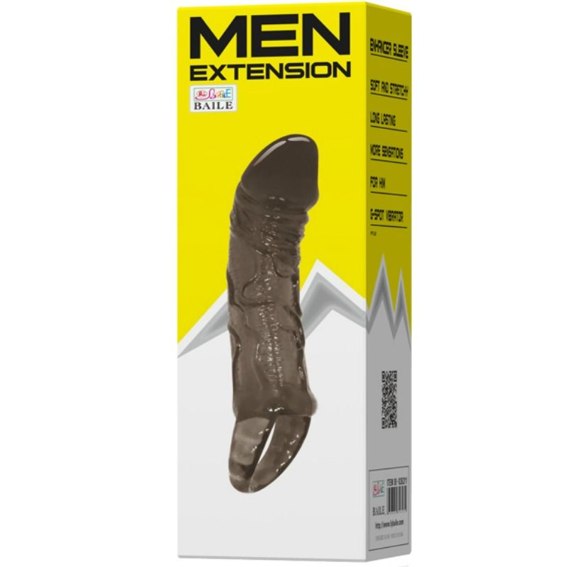 Baile - Penis Extension Sheath With Testicle Strap 11.5cm