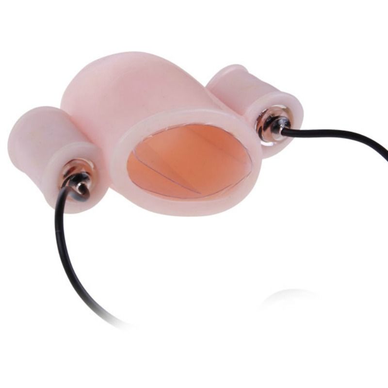 Guaina vibrante per pene con doppia estensione e controllo regolabile batterie incluse marca baile for him