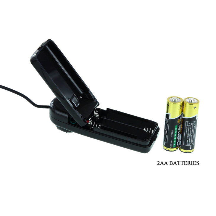 Guaina vibrante per pene con doppia estensione e controllo regolabile batterie incluse marca baile for him