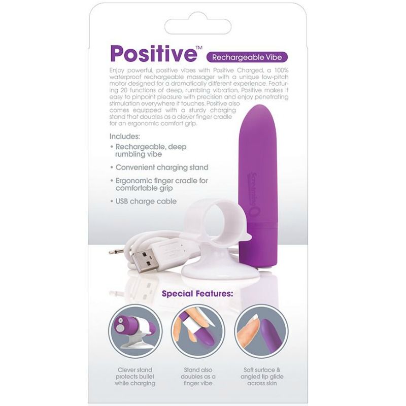 Screaming O - Massaggiatore Ricaricabile Positivo Lilla