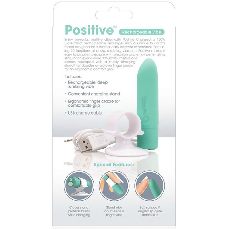 Screaming O - Massaggiatore Ricaricabile Positivo Verde
