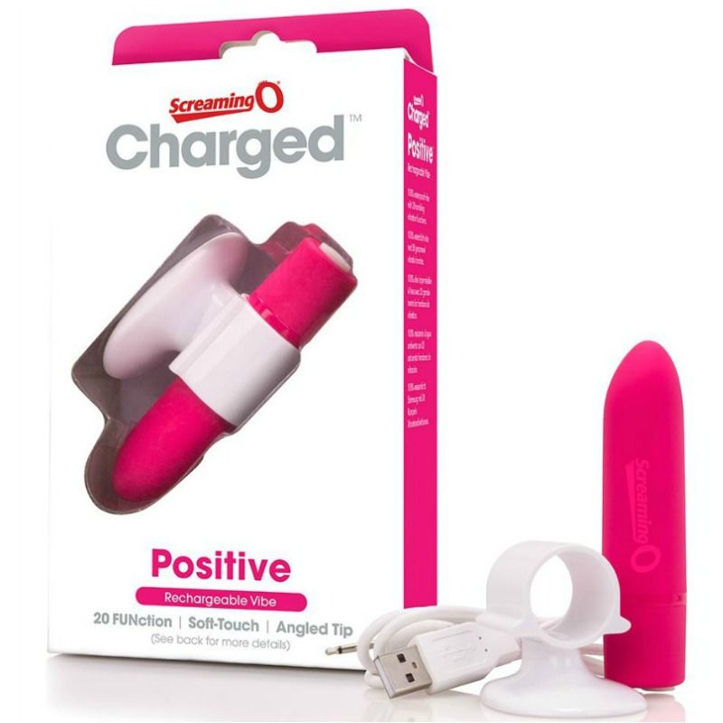 Screaming O - Massaggiatore Ricaricabile Positivo Rosa
