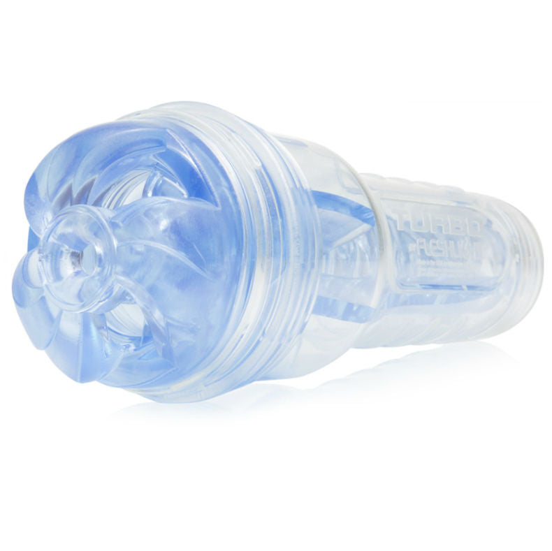 Simulatore di sesso orale uomo Fleshlight Turbo Thrust Blu Ghiaccio texture realistica effetto gola profonda sensazione unica FLESHLIGHT
