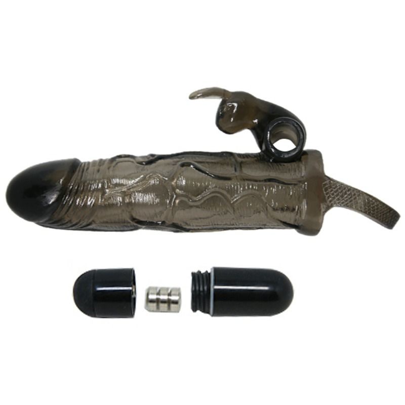 Baile - Copertura Pene Uomo Coraggioso Con Coniglio Nero 16.5 Cm