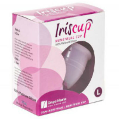 Iriscup - Large Month Cup Pink + Free Sterilizer Bag