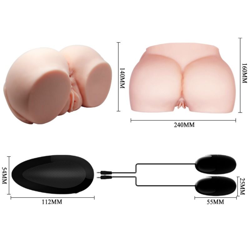 Crazy Bull - Vagina E Ano Realistici Con Vibrazioni
