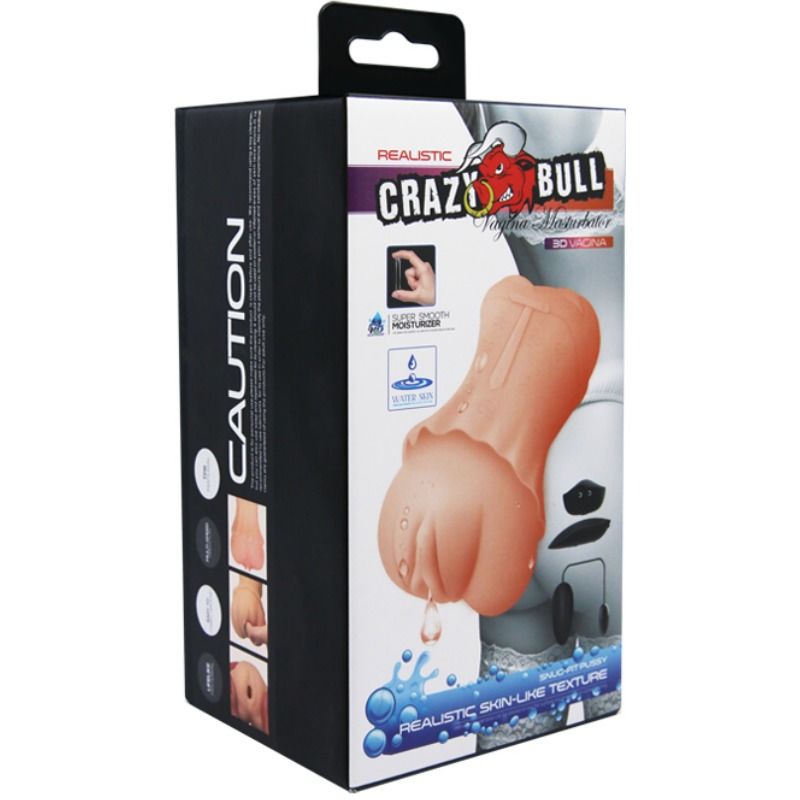 Crazy Bull - Masturbador Vagina Con Pelle Acquata Con Bullet Vibrante 2