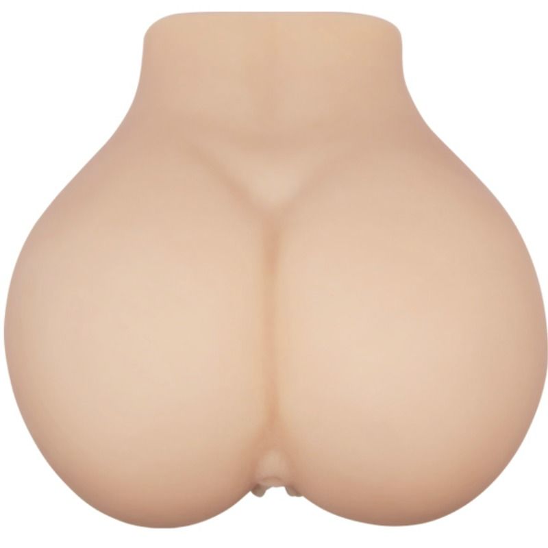 Busto realistico vagina e ano con vibrazione regolabile e telecomando per esperienza intensa Crazy Bull