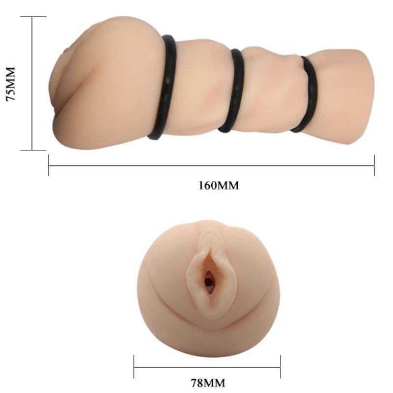 Crazy Bull - Masturbatore Vagina Con Anelli