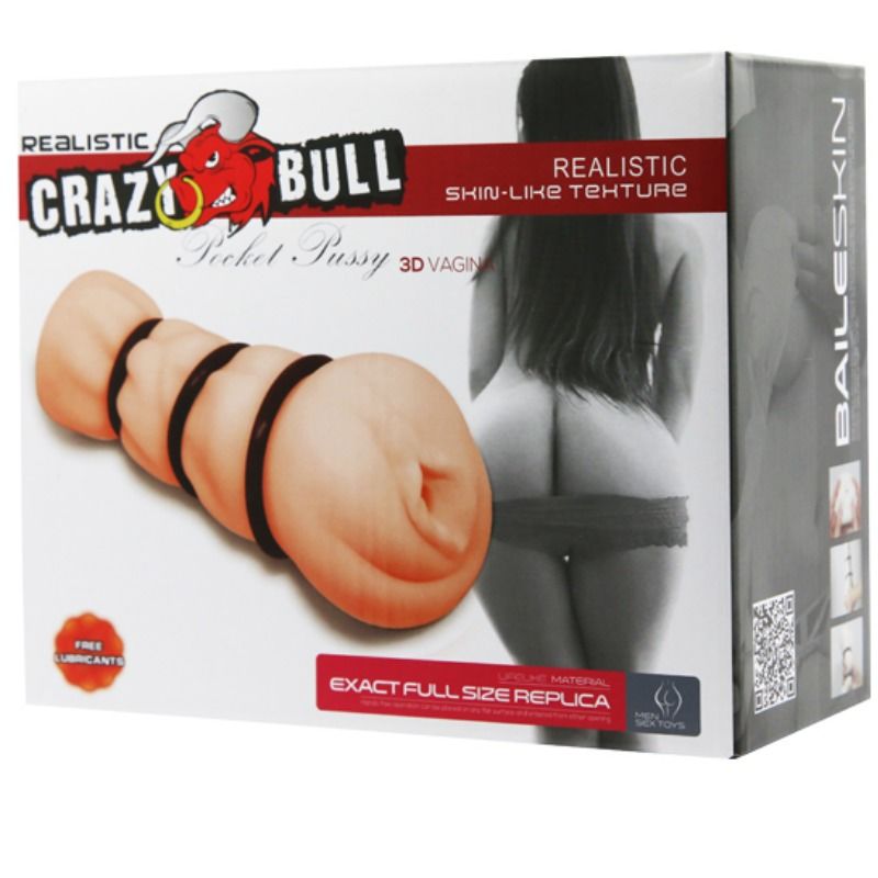 Crazy Bull - Masturbatore Vagina Con Anelli