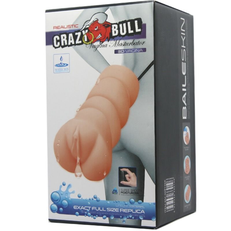Crazy Bull - Masturbador Pelle Acqua Modello Vagina 3