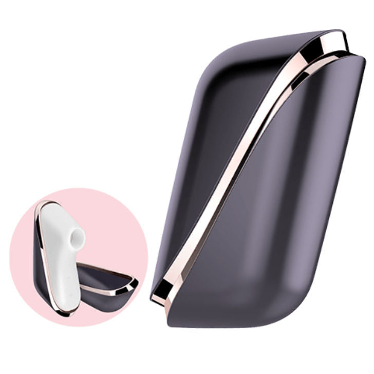 Stimolatore compatto con 11 impostazioni onde di pressione silenziose impermeabile ricaricabile Satisfyer Air Pulse