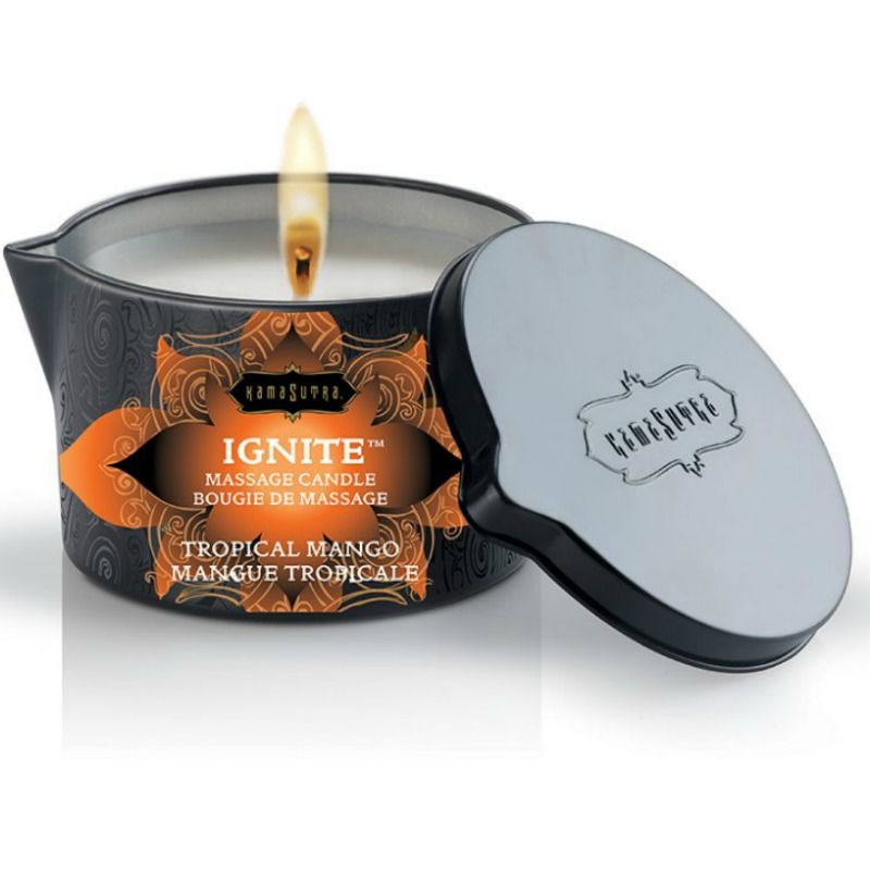 Kamasutra - Candela Da Massaggio Kamasutra - Manico Tropicale 170 Gr