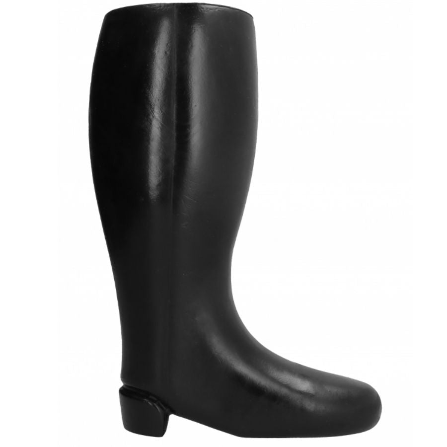 Maxi dilatatore anale a forma di stivale in TPR nero 31cm per fisting All Black