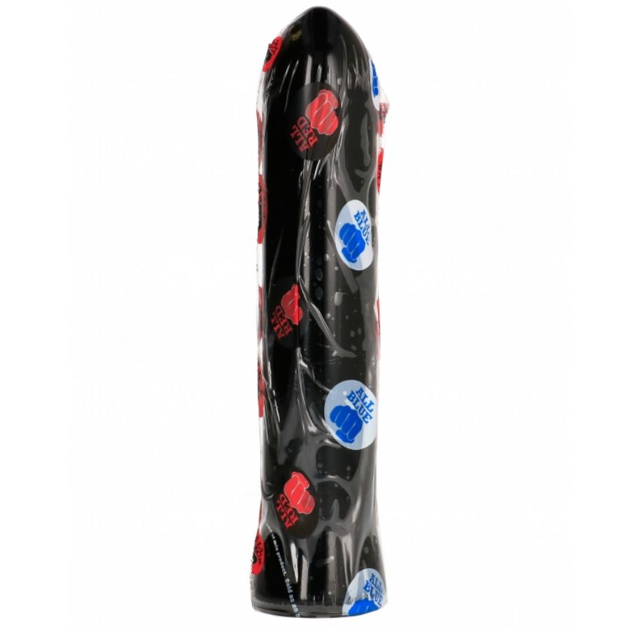 Plug Anale Dong Forma A Cuneo Liscio Con Diametro Cosctante Cm19 All Black