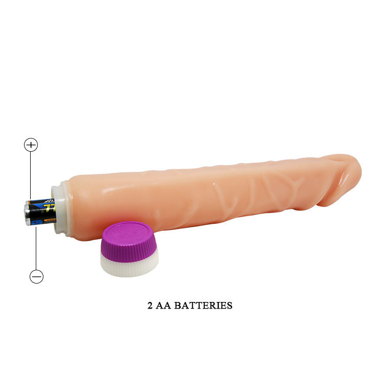 vibratore realistico vibrante 25 cm vibrazione regolabile naturale motore potente batteria AAA Baile