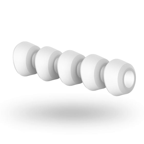 Parti di ricambio coperture bianche in silicone setoso per Satisfyer 1 confezione 5 testine intercambiabili Satisfyer Caps