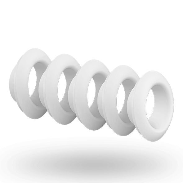 Parti di ricambio kit accessori intercambiabili bianchi confezione da 5 pezzi per soddisfacente esperienza di viaggio Satisfyer