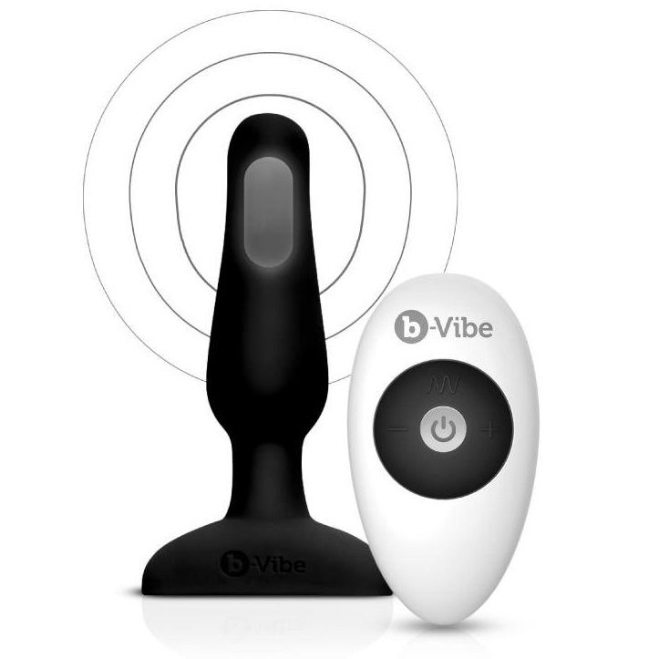 B-Vibe - Plug Anale Novice Remote Control Nero