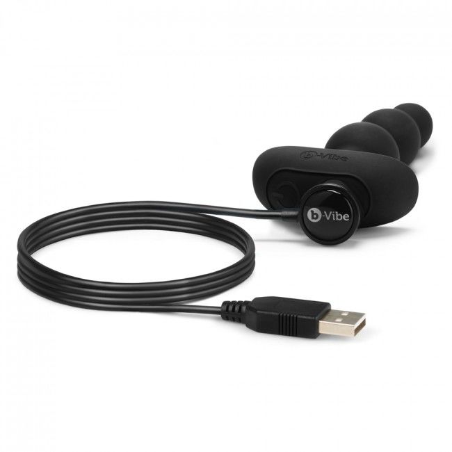 B-Vibe - Perline Anal Remote Control Triplet Nere