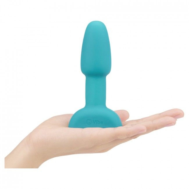 B-Vibe - Rimming Telecomando Plug Anale Petite Teal
