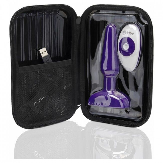 B-Vibe - Trio Remote Control Lilac Anal Plug