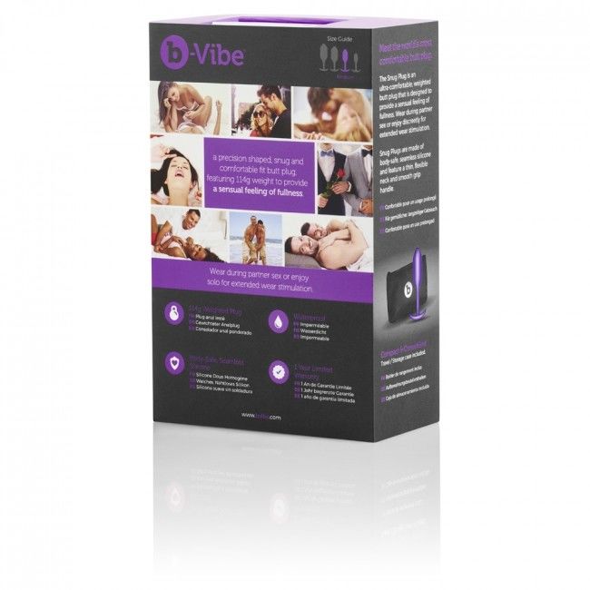 B-Vibe - Plug Anale Accogliente 2 Lilla