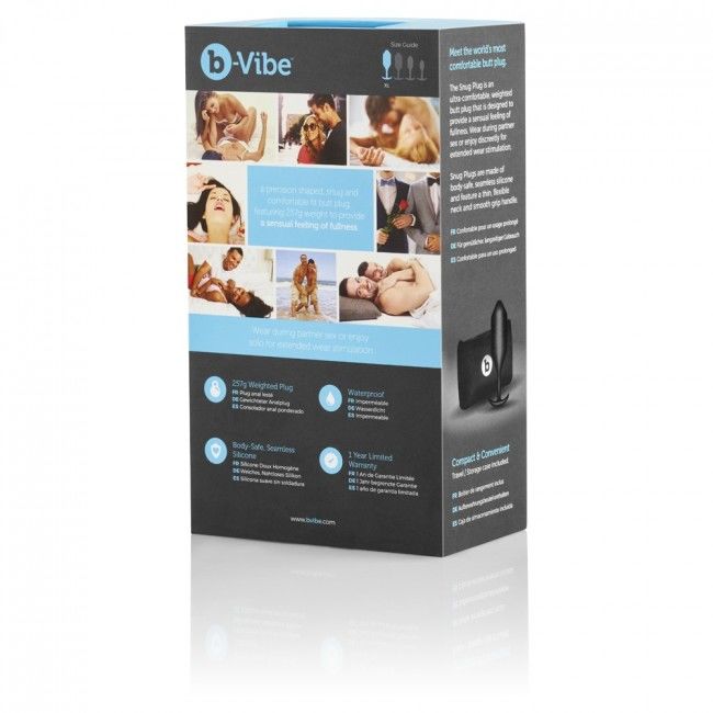 B-Vibe - Plug Anale Snug 4 Nero