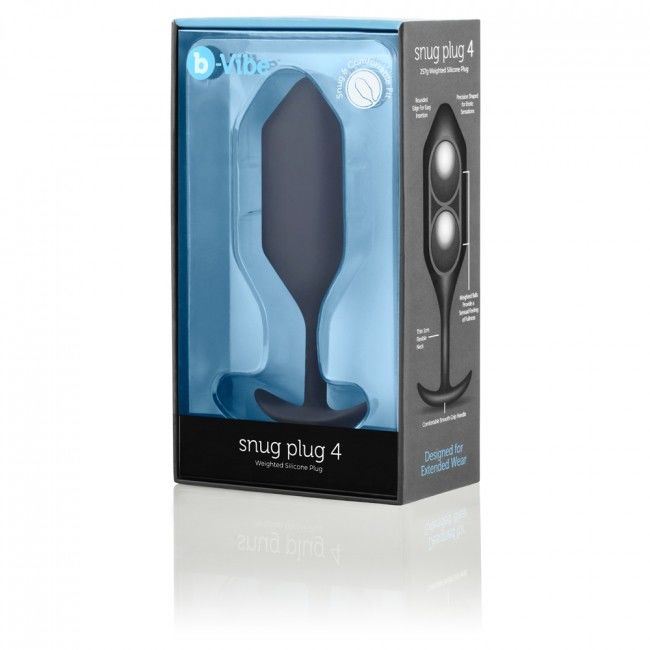 B-Vibe - Plug Anale Snug 4 Nero