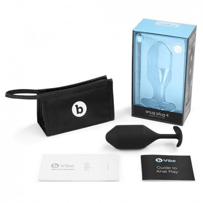 B-Vibe - Plug Anale Snug 4 Nero