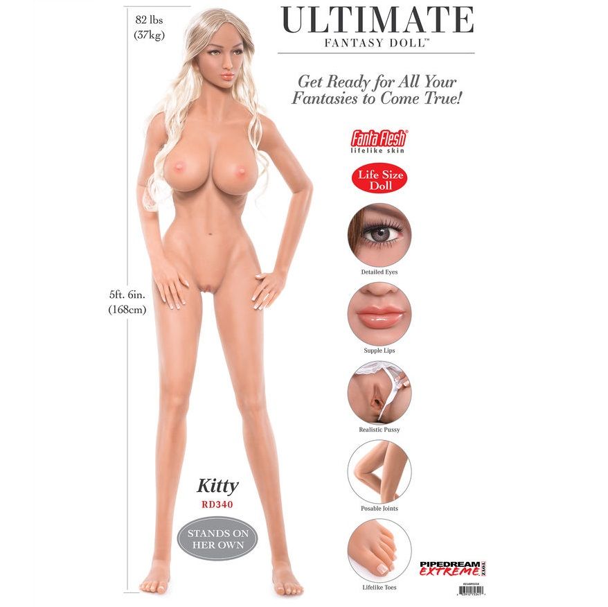 Extreme Toyz - Pipedream Extreme Ultimate Fantasy Bambole Kitty 168 Cm