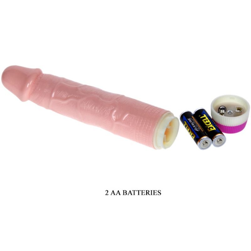Vibratore realistico multivelocità 21.5 cm carne per principianti con controller regolabile Baile Vibrators