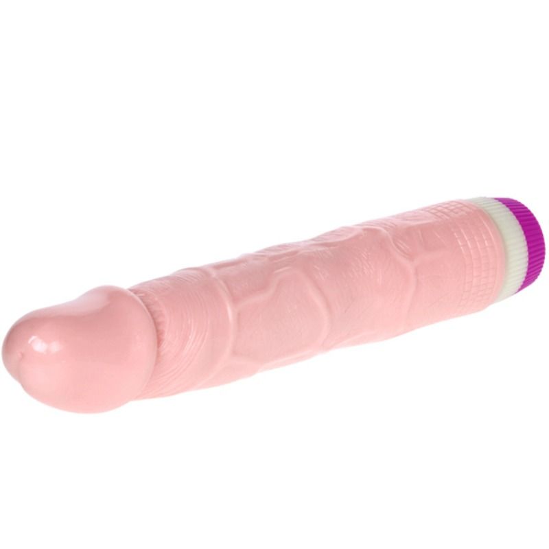 Vibratore realistico multivelocità 21.5 cm carne per principianti con controller regolabile Baile Vibrators