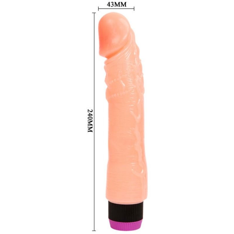 Baile - Vibratore Realistico Flessibile Naturale 24 Cm