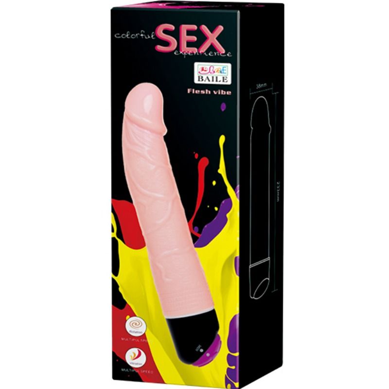 Baile - Vibrazione E Rotazione Sessuale Colorata 24 Cm