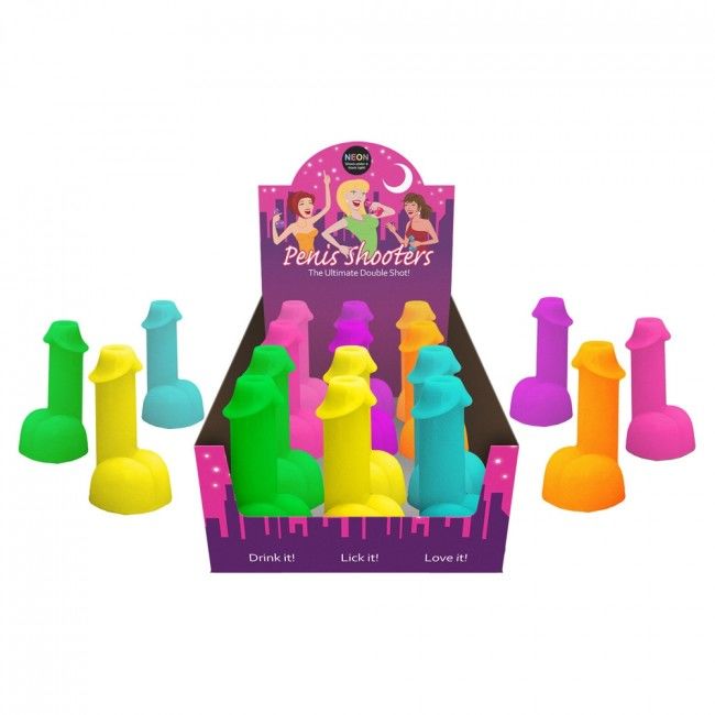 Kheper Games - Colpi Al Neon Forma Pene 1 Unità (Colore Casuale)
