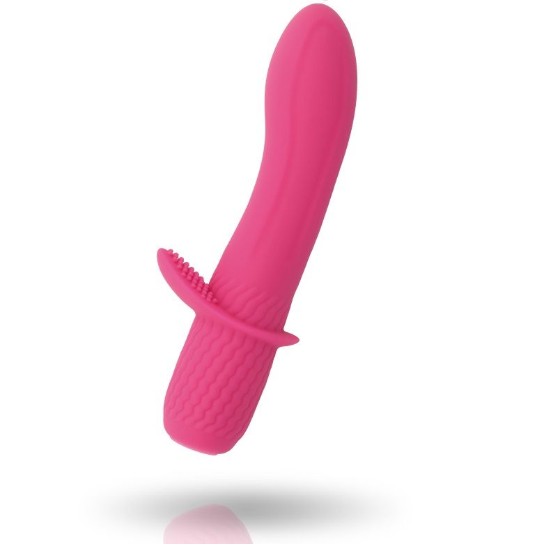Vibratore flessibile ricaricabile impermeabile in silicone rosa con 12 funzioni di vibrazione Inspire Essential