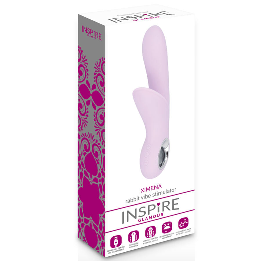 Vibratore x Punto G Silicone Medicale Ricaricabile Impermeabile 7 Funzioni 5 Velocità Inspire Glamour