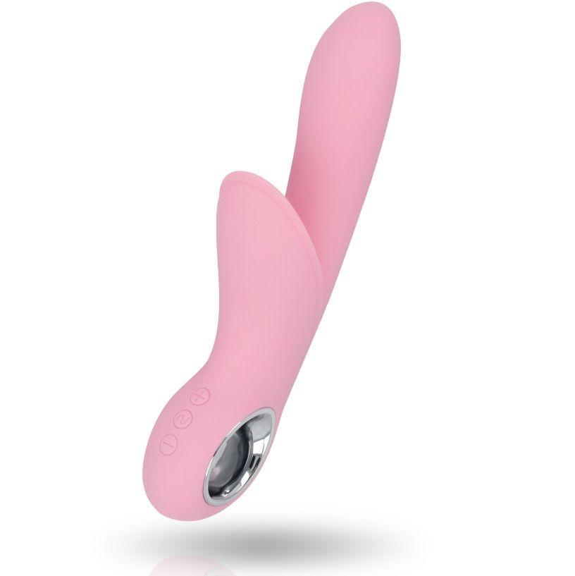 Vibratore rabbit impermeabile in silicone rosa con 7 funzioni vibrazione e 5 velocità ricaricabile inspire