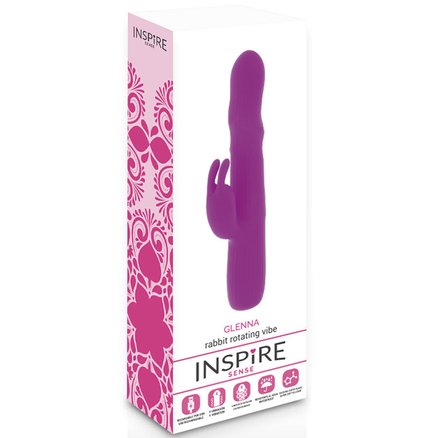 Inspire Sense - Vibromasseur Glenna Lapin Violet