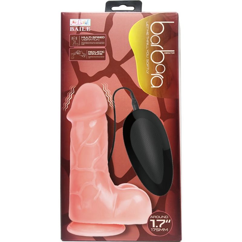 Baile - Barbara 21cm Natural Realistic Vibrator