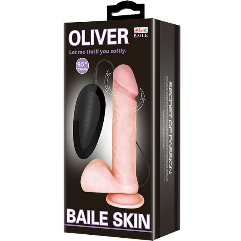 Baile - Vibratore Realistico Oliver Con Funzione Di Rotazione