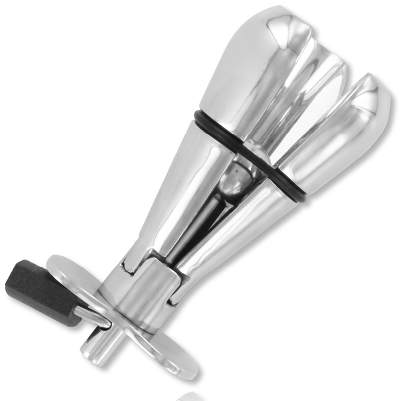 Deluxe Stainless Steel Anal Plug with Adjustable Dilation and Lock