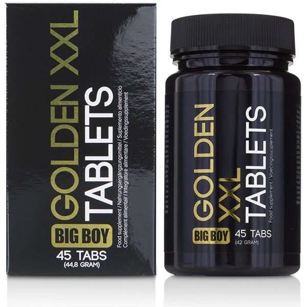 Big Boy Golden XXL Compresse Stimolanti per Erezione e Potenza Sessuale Maschile Cobeco Big Boy