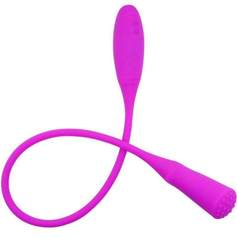 Vibratore doppio flessibile in silicone morbido con 2 potenti motori 7 funzioni ricaricabile stimolazione vaginale anale pretty love smart